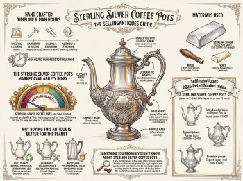 Sterling Silver Coffee Pots Guide Infographic