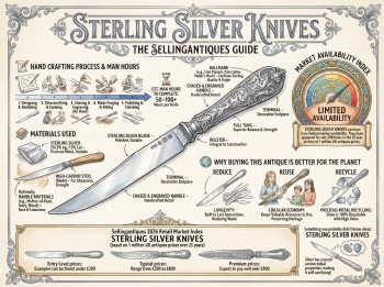 Sterling Silver Knives Guide Infographic