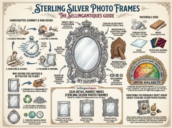 Sterling Silver Photo Frames Guide Infographic