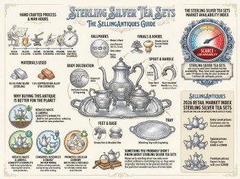 Sterling Silver Tea Sets Guide Infographic