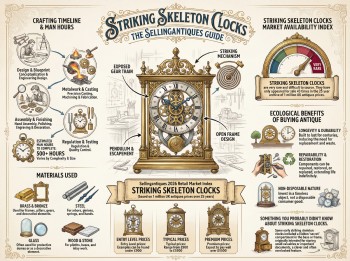 Striking Skeleton Clocks Guide Infographic