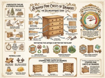 Stripped Pine Chests Of Drawers Guide Infographic
