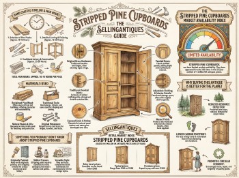 Stripped Pine Cupboards Guide Infographic
