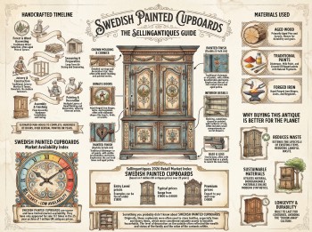 Swedish Painted Cupboards Guide Infographic