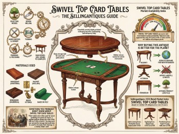 Swivel Top Card Tables Guide Infographic