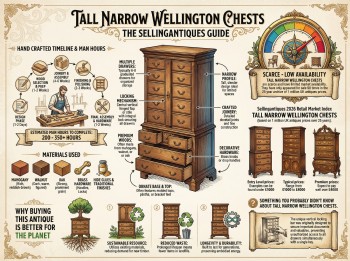 Tall Narrow Wellington Chests Guide Infographic