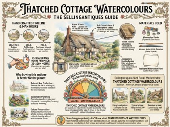 Thatched Cottage Watercolours Guide Infographic