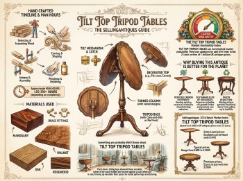 Tilt Top Tripod Tables Guide Infographic