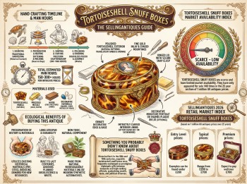 Tortoiseshell Snuff Boxes Guide Infographic