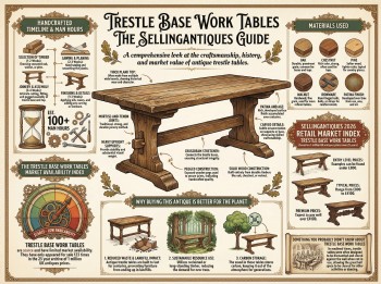 Trestle Base Work Tables Guide Infographic