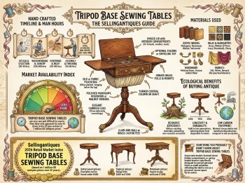 Tripod Base Sewing Tables Guide Infographic