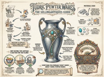 Tudric Pewter Wares Guide Infographic