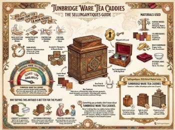 Tunbridge Ware Tea Caddies Guide Infographic