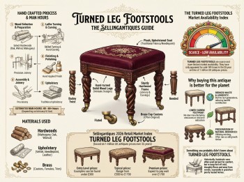 Turned Leg Footstools Guide Infographic