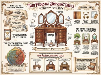 Twin Pedestal Dressing Tables Guide Infographic