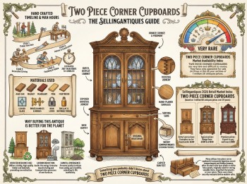 Two Piece Corner Cupboards Guide Infographic