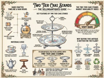 Two Tier Cake Stands Guide Infographic