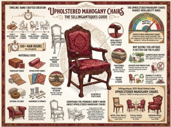 Upholstered Mahogany Chairs Guide Infographic