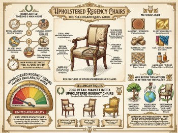 Upholstered Regency Chairs Guide Infographic