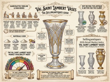 Val Saint Lambert Vases Guide Infographic