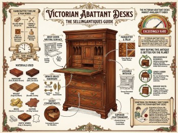 Victorian Abattant Desks Guide Infographic