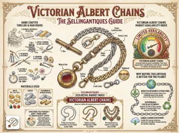Victorian Albert Chains Guide Infographic