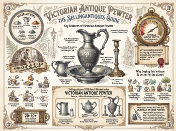 Victorian Antique Pewter Guide Infographic