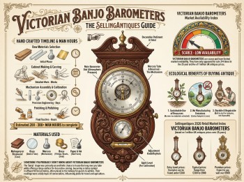 Victorian Banjo Barometers from 15 Shops