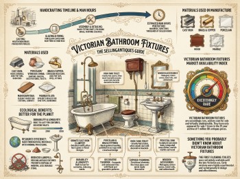 Victorian Bathroom Fixtures Guide Infographic