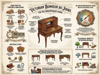Victorian Bonheur Du Jours Guide Infographic