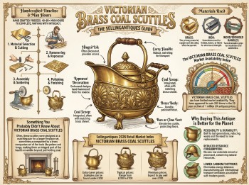 Victorian Brass Coal Scuttles Guide Infographic