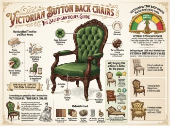 Victorian Button Back Chairs Guide Infographic