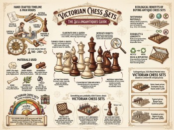 Victorian Chess Sets Guide Infographic