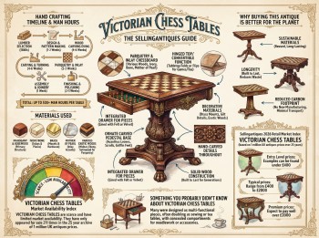 Victorian Chess Tables Guide Infographic