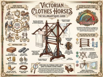 Victorian Clothes Horses Guide Infographic