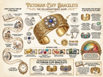 Victorian Cuff Bracelets Guide Infographic