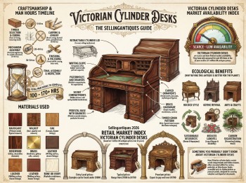 Victorian Cylinder Desks Guide Infographic