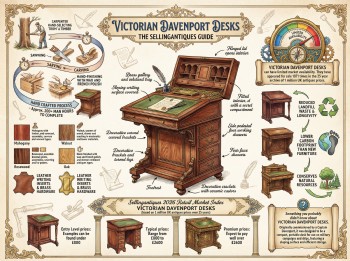 Victorian Davenport Desks Guide Infographic