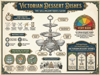 Victorian Dessert Dishes Guide Infographic