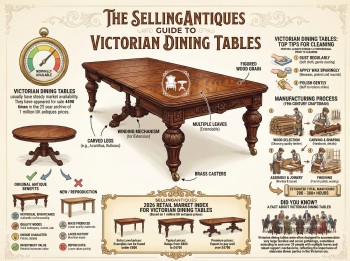 Victorian Dining Tables Guide Infographic