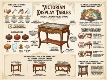 Victorian Display Tables Guide Infographic