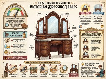 Victorian Dressing Tables Guide Infographic