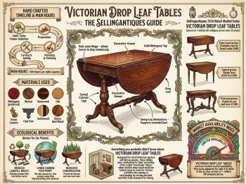 Victorian Drop Leaf Tables Guide Infographic