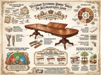 Victorian Extending Dining Tables Guide Infographic