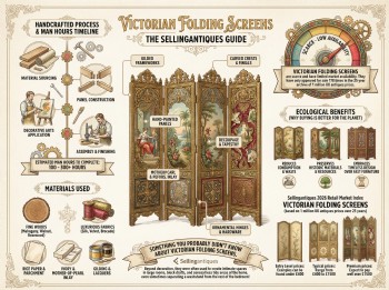 Victorian Folding Screens Guide Infographic