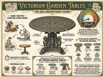 Victorian Garden Tables Guide Infographic