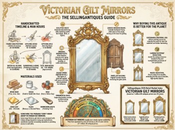 Victorian Gilt Mirrors Guide Infographic