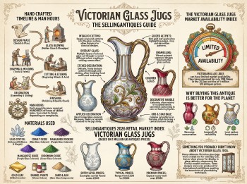 Victorian Glass Jugs Guide Infographic