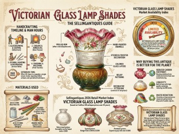 Victorian Glass Lamp Shades Guide Infographic
