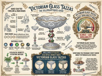 Victorian Glass Tazzas Guide Infographic